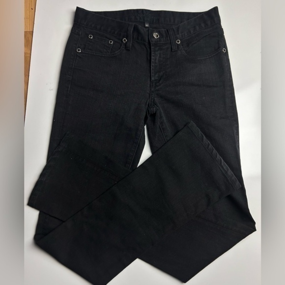 Ralph Lauren 380 black jeans silver plate logo - Picture 2 of 8